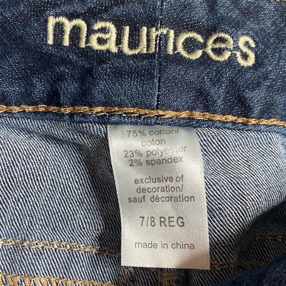 Maurices 7/8 Regular Embellished Boot Cut Jeans - Picture 9 of 9
